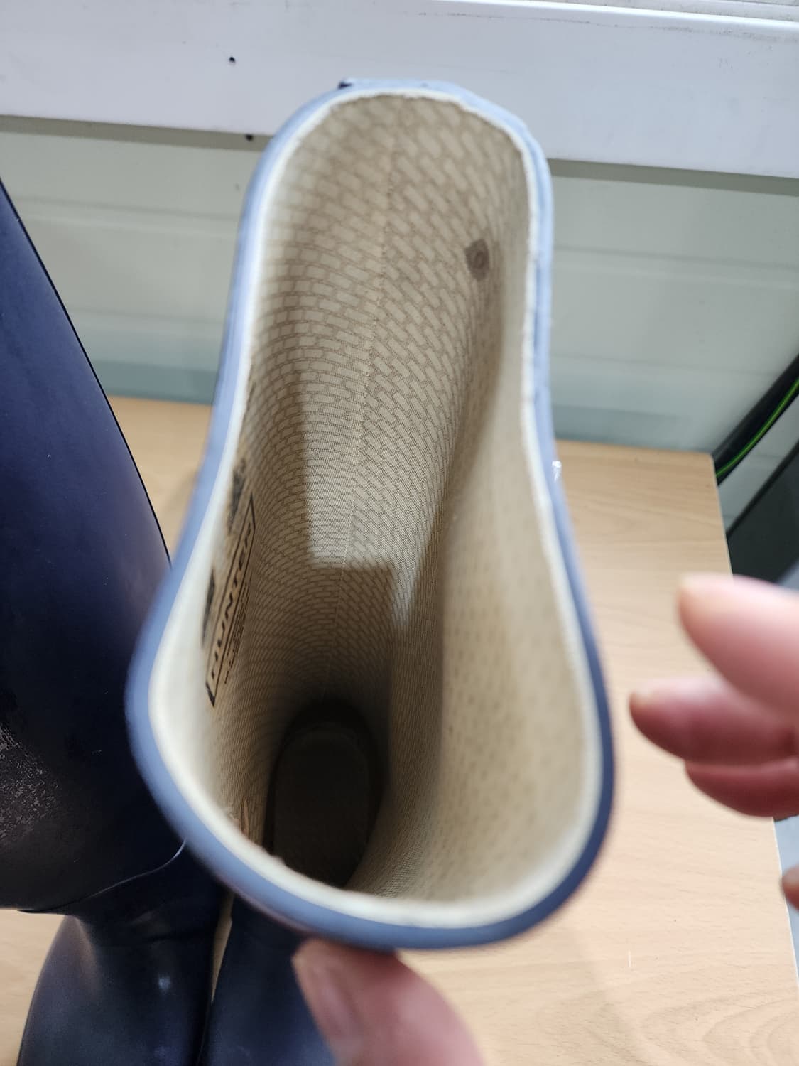헌터 레인부츠 롱부츠 네이비색상 UK4 235CM 상품이미지2