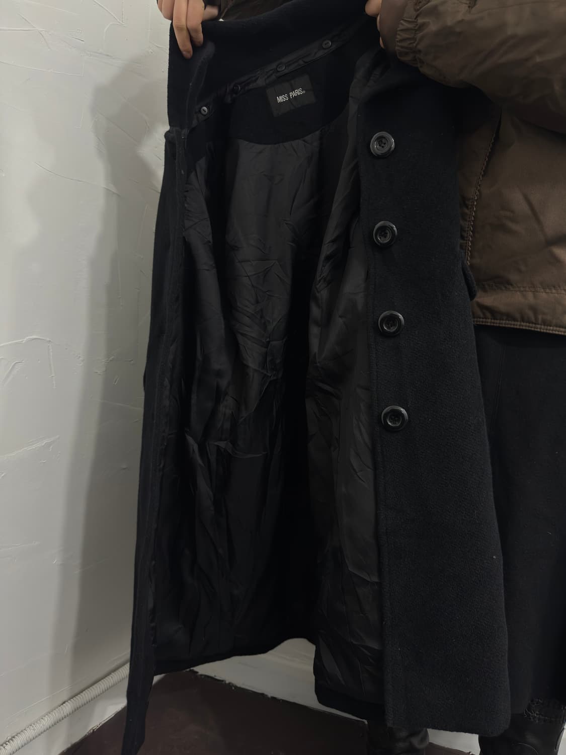 miss paris button coat 상품이미지6