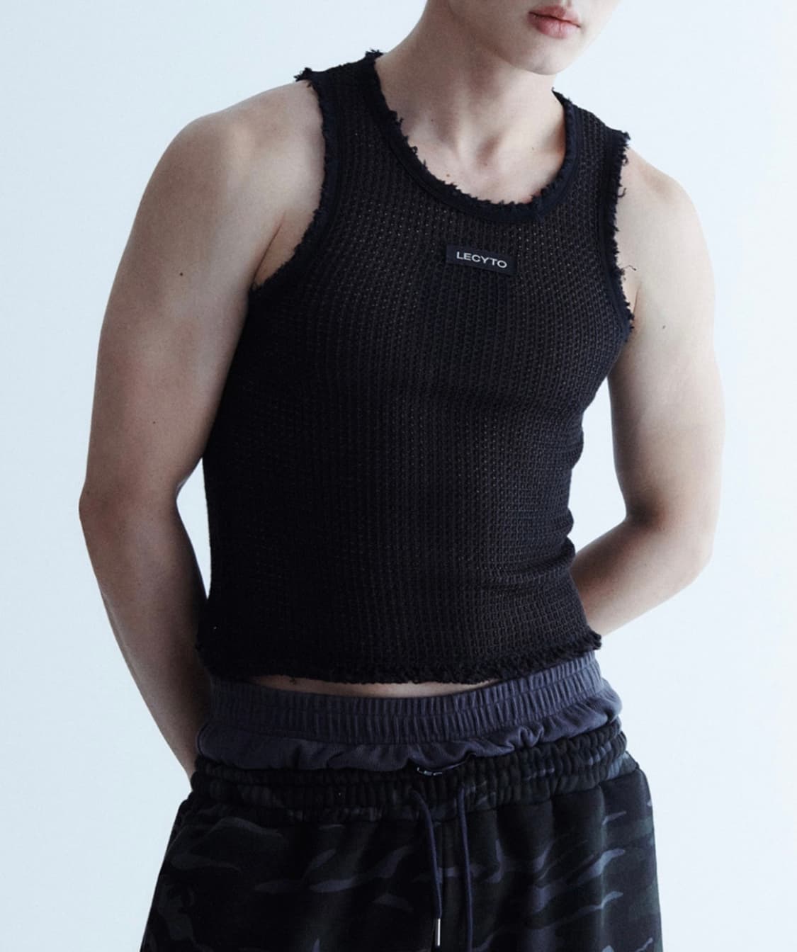 레씨토 Netted Sleeveless(Black) 상품이미지2