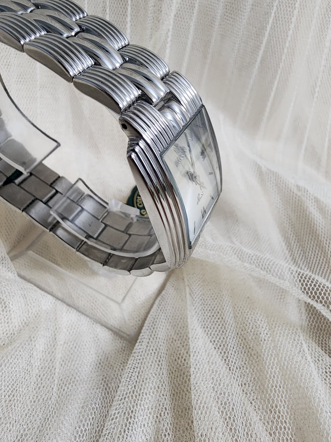 IMPERO 임페로 사각 메탈 쿼츠 시계 미사용 공용 상품이미지3