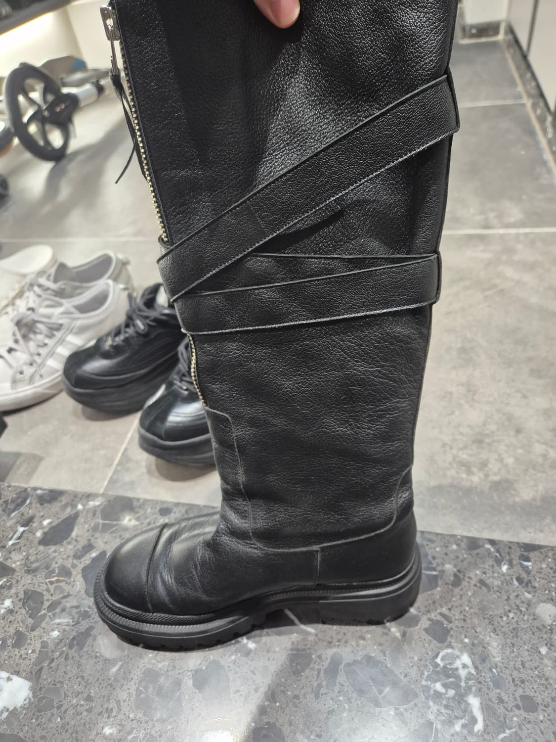 오늘만! 보헤미안서울 폴디드 부츠 240 상품이미지4