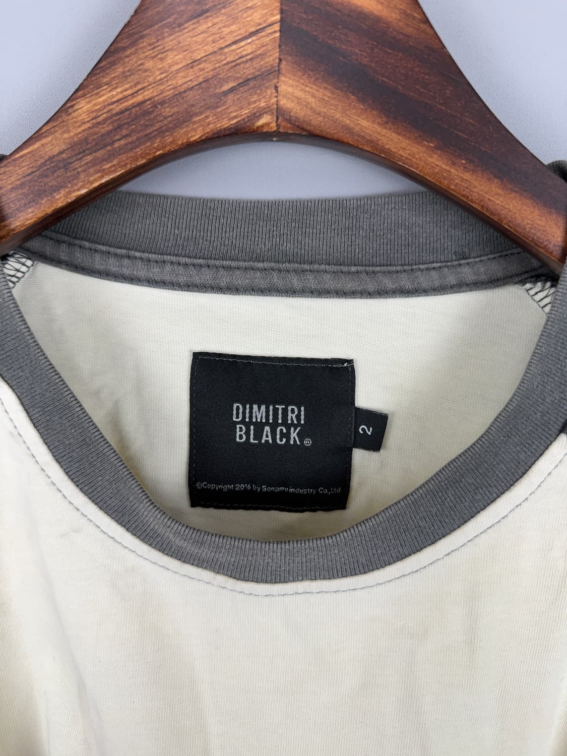 디미트리블랙 래글런 피그먼트 아트웍 티셔츠 E38 상품이미지5