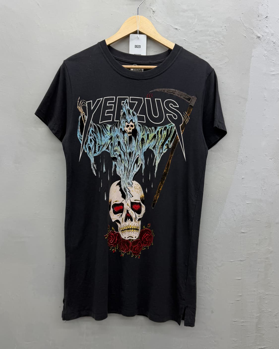 Yeezus 해골 프린팅 반팔 티셔츠  상품이미지2