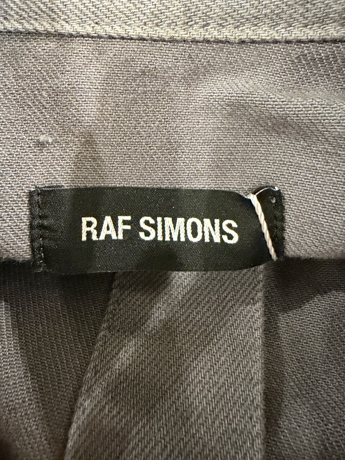 18AW 라프시몬스 캐리오버 데님 셔츠 상품이미지5