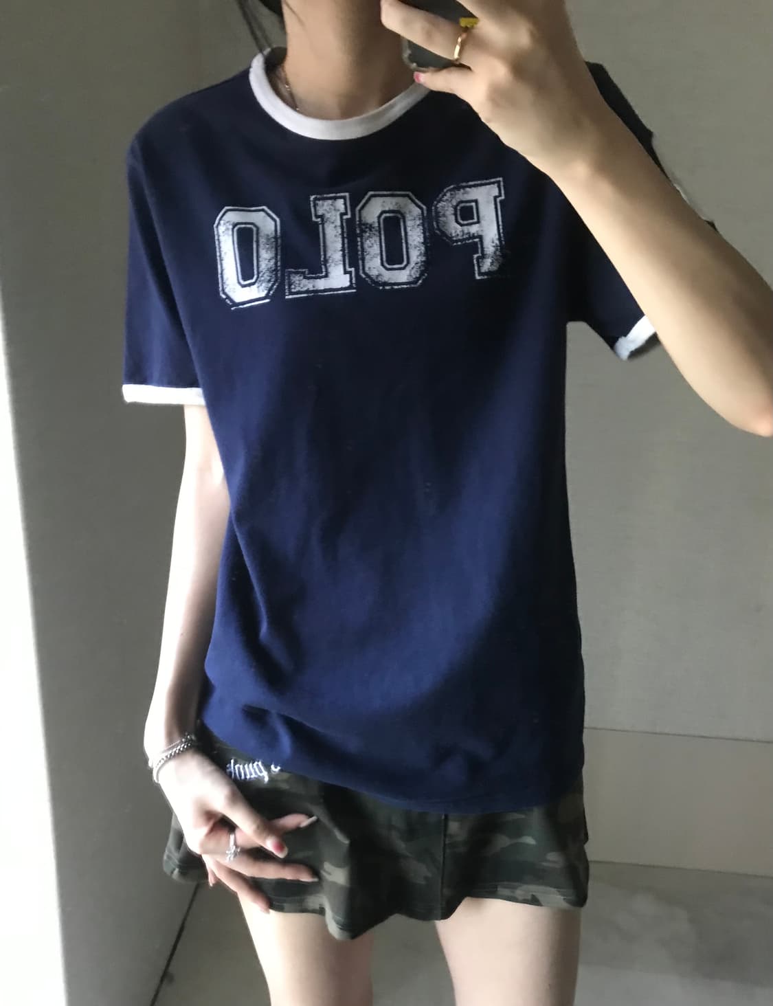 폴로 빅로고 링거티셔츠 상품이미지1