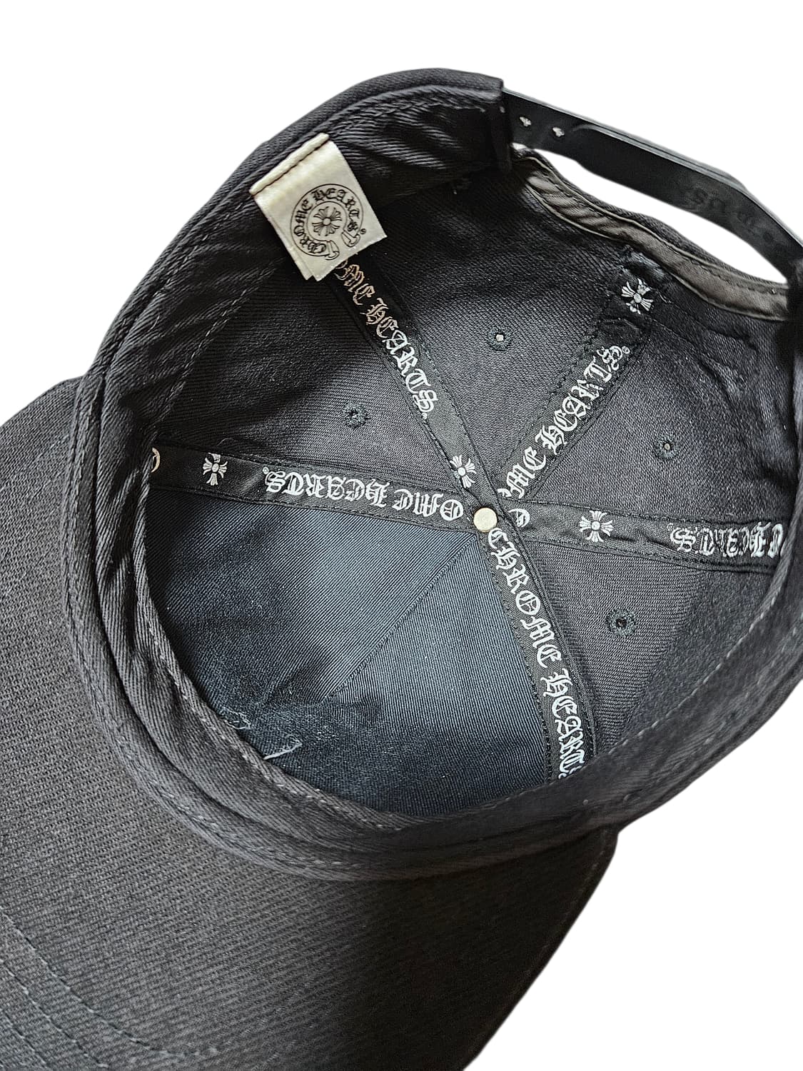 크롬하츠 홀스슈 볼캡 모자 블랙 상품이미지5