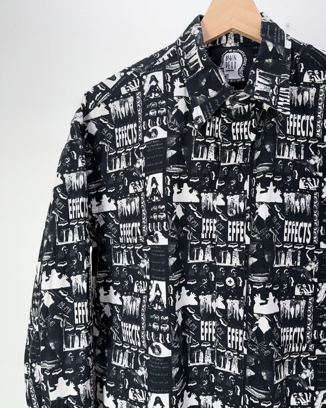 브레인데드 이펙트 디비전 버튼업 포드 셔츠 상품이미지2