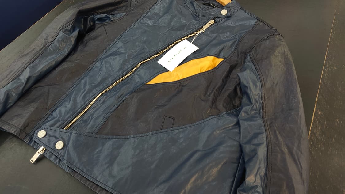 써저리 커브드 레더 자켓 - M 사이즈 상품이미지7