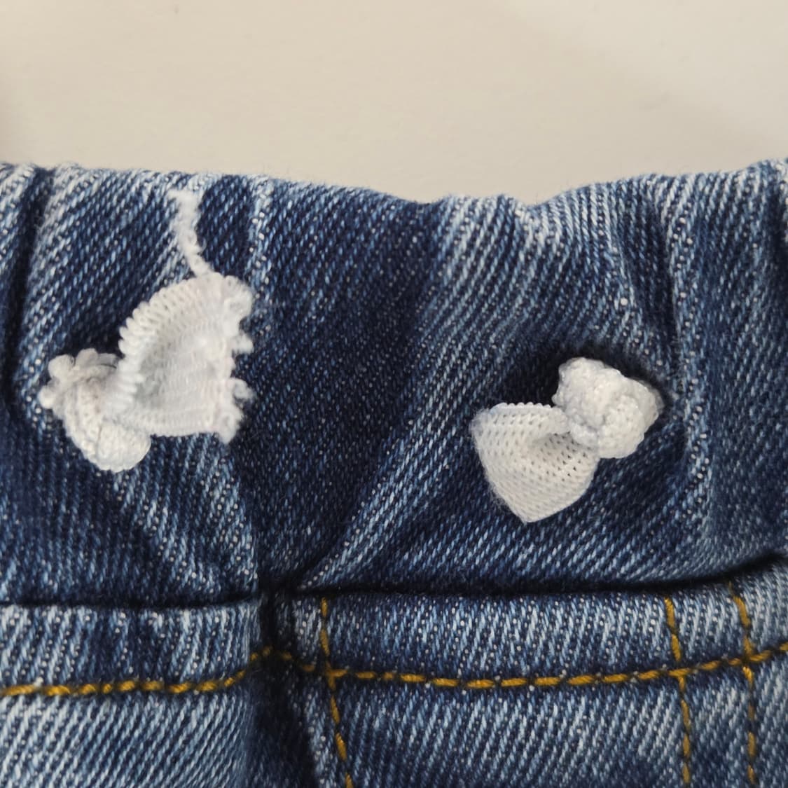 아이스비스킷 밴딩 데님팬츠 145 상품이미지6