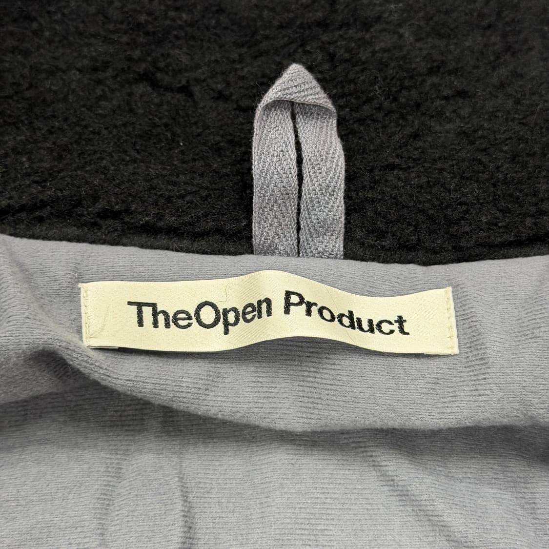 더오픈프로덕트 폭스 퍼 플리스 자켓 블랙 상품이미지7