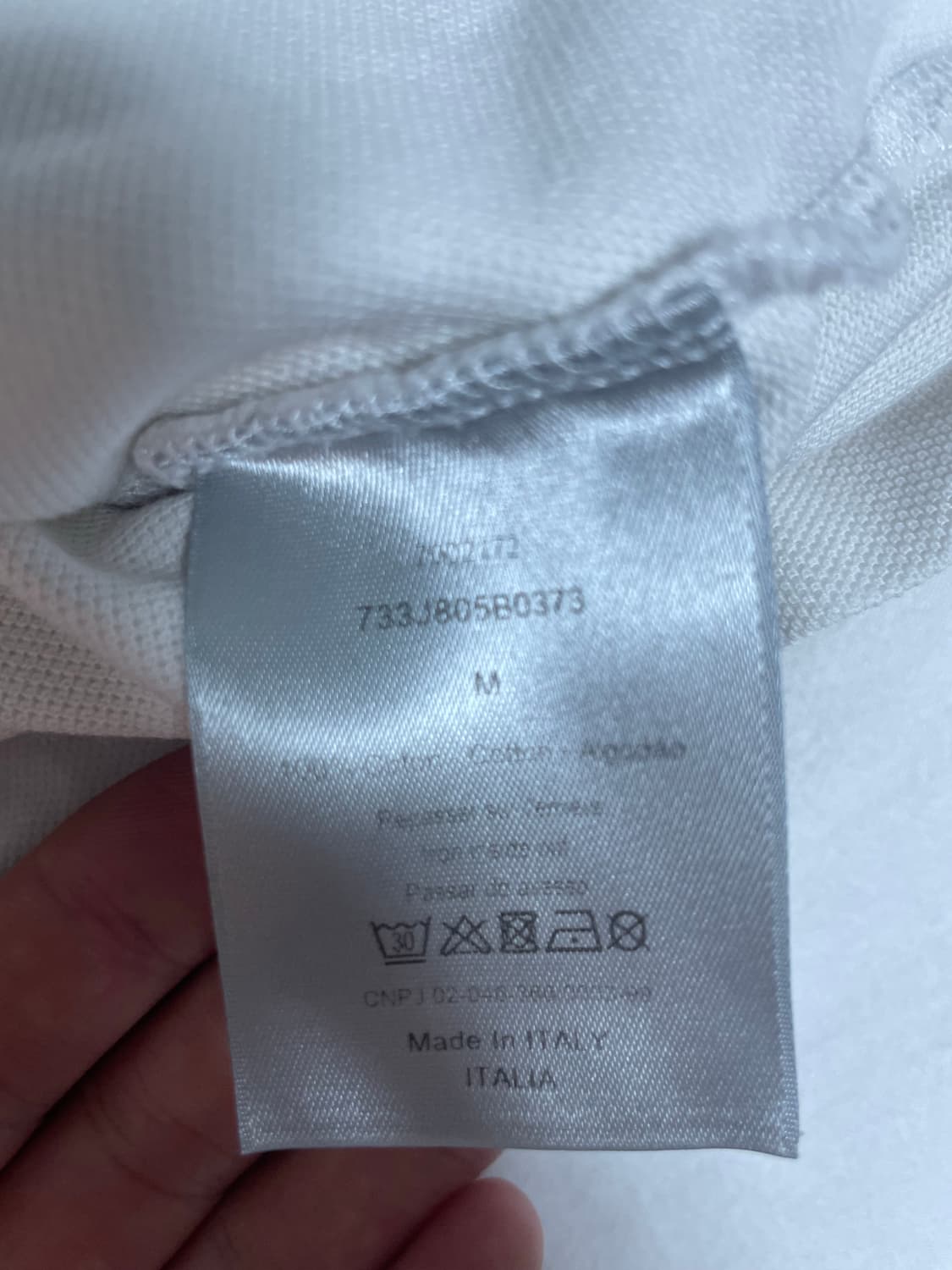 디올옴므/bee 로고 pk셔츠/M 상품이미지6