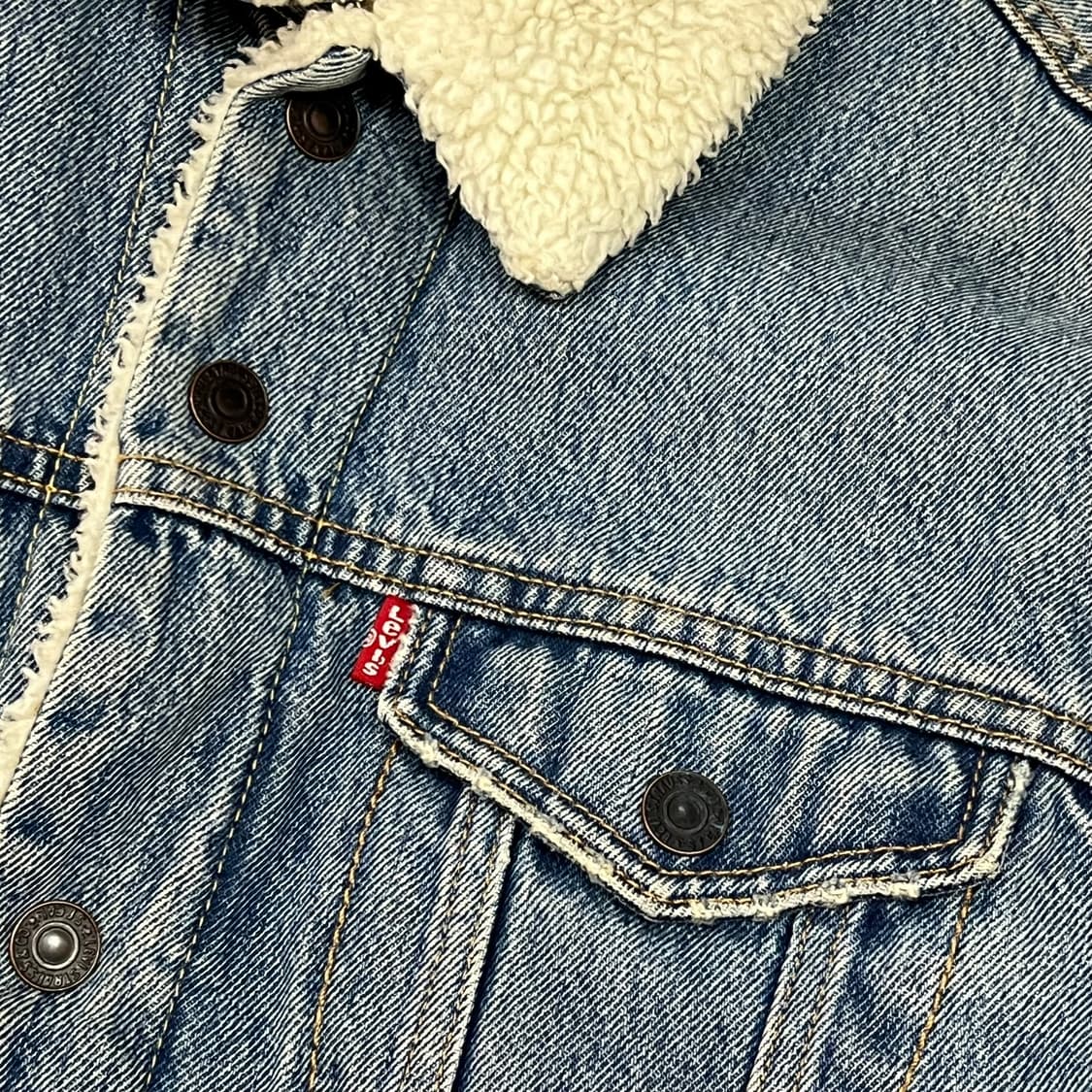  리바이스 데님 쉐르파 자켓 y14271 상품이미지3