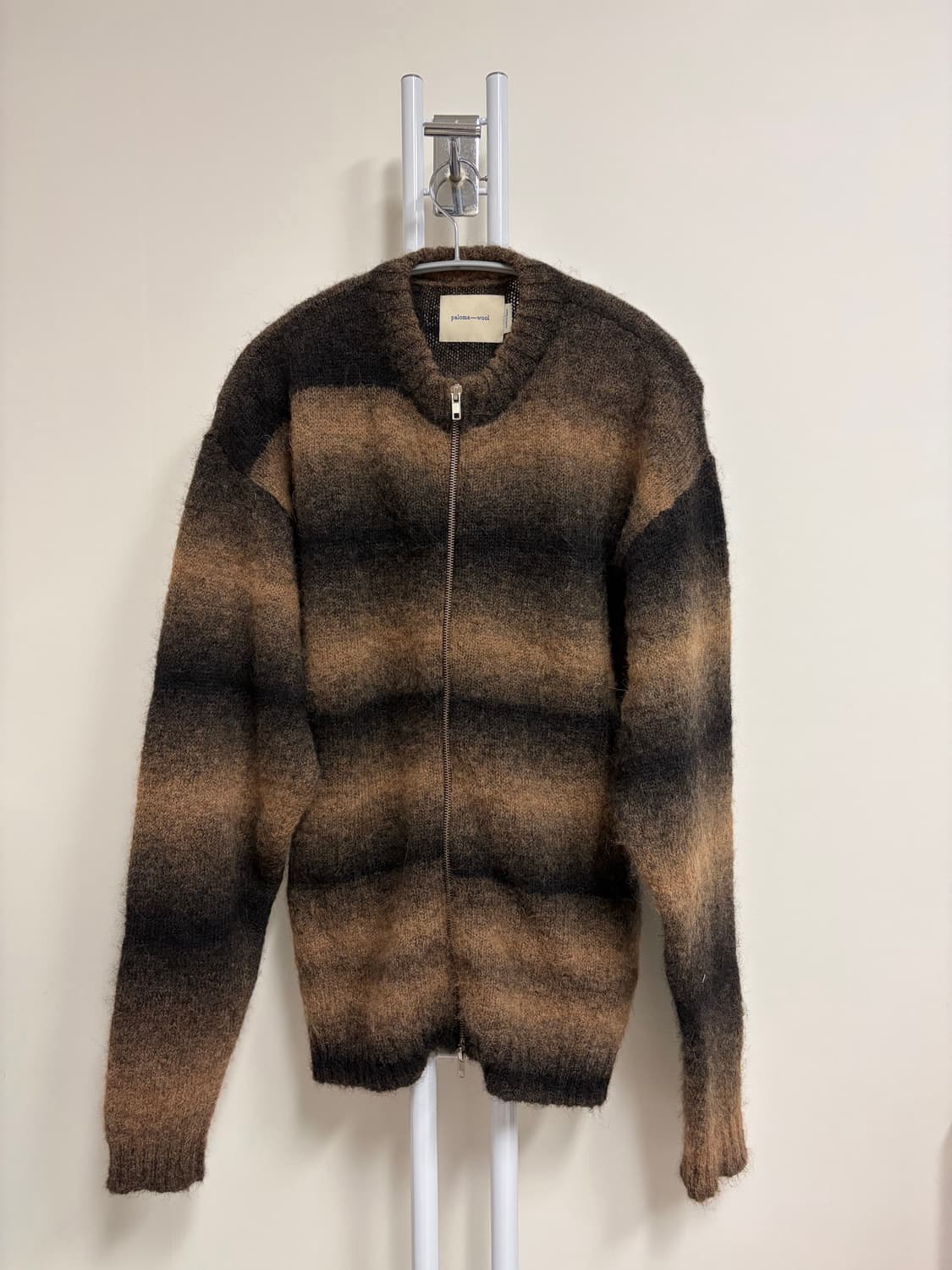 팔로마울 브라운 집업 스웨터 상품이미지1