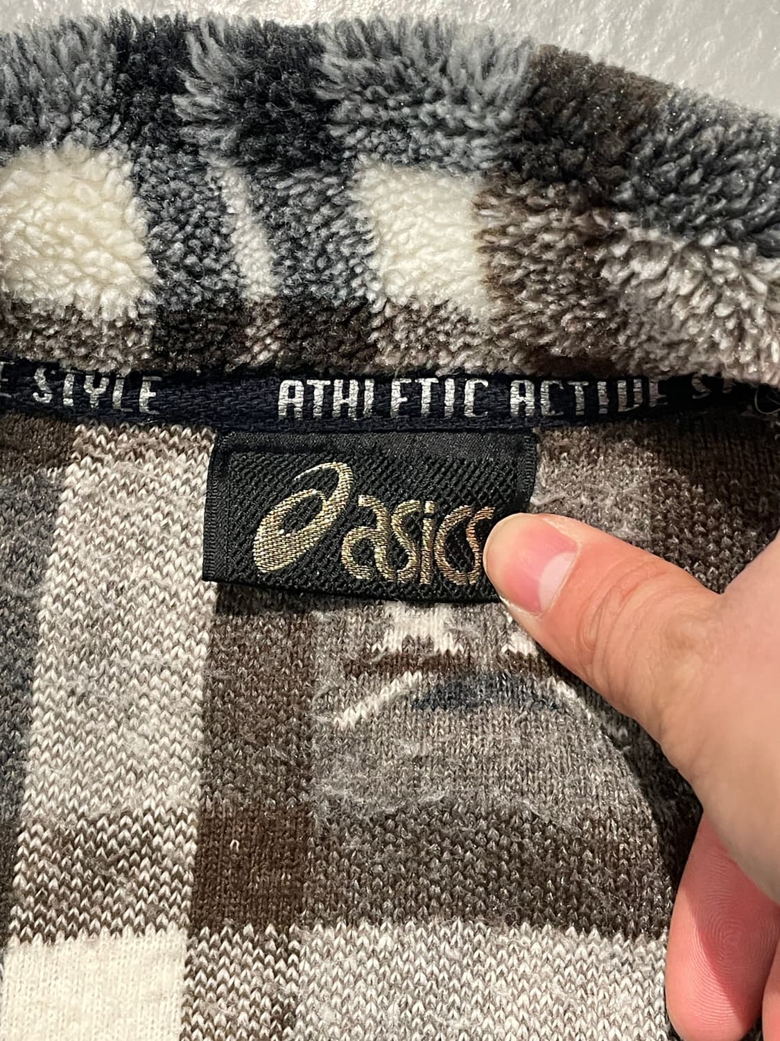 아식스 패턴 플리스 자켓   상품이미지6