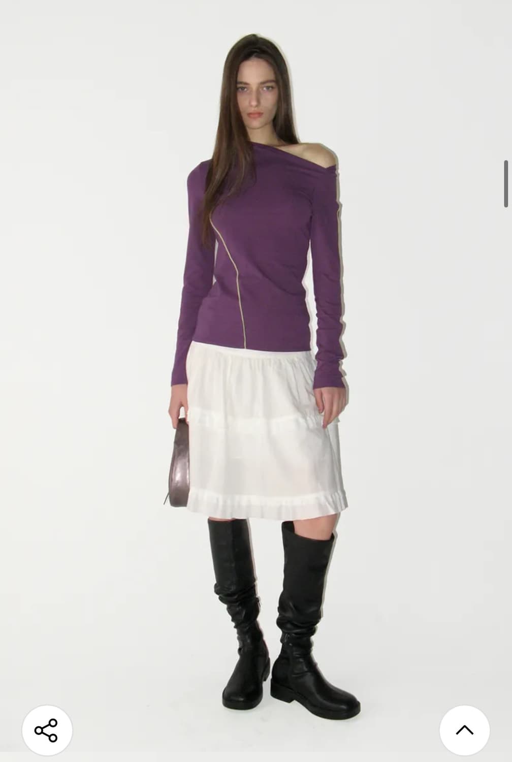 썬번프로젝트 Asvmmetric Paneled Long Sleeve  상품이미지4