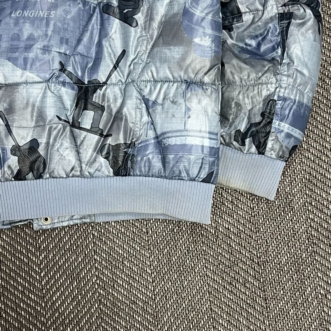 mlb 보드프린팅 바시티 패딩 v0986 상품이미지7