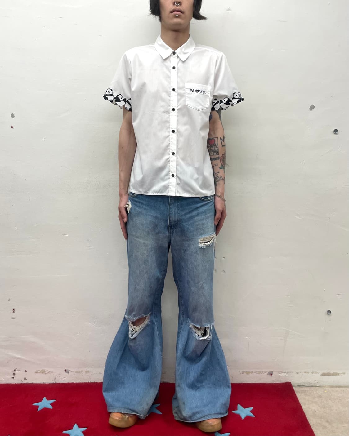 Wappen White Shirt with Sleeve Panda 상품이미지4