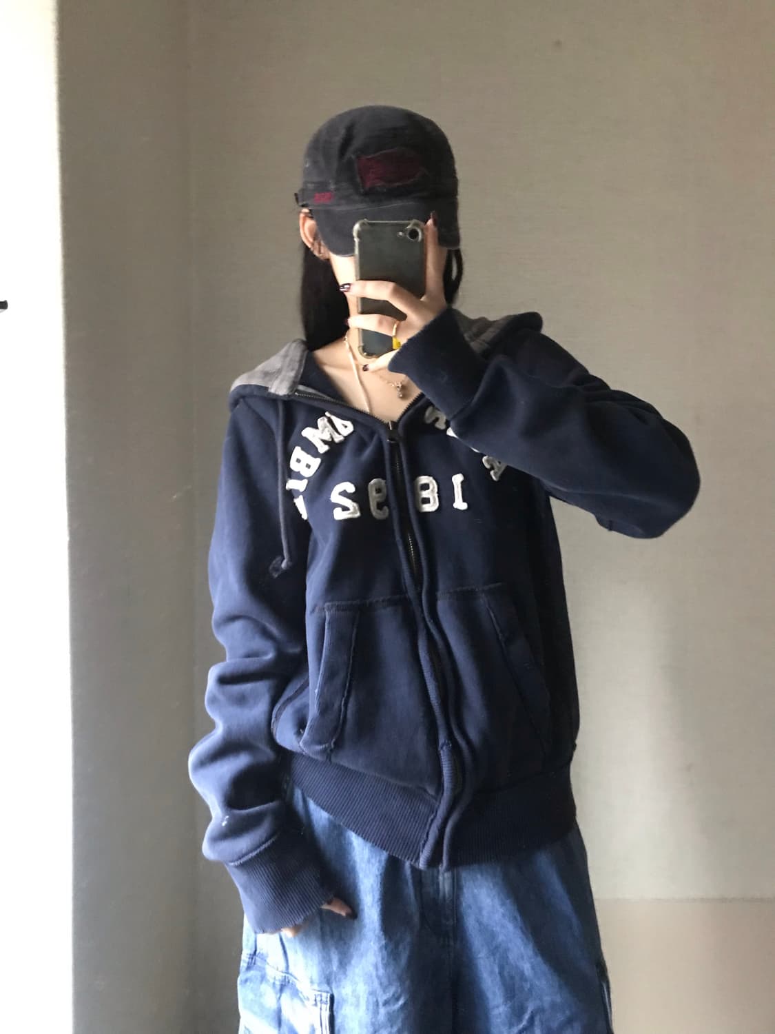 아베크롬비 네이비 후드집업 상품이미지5