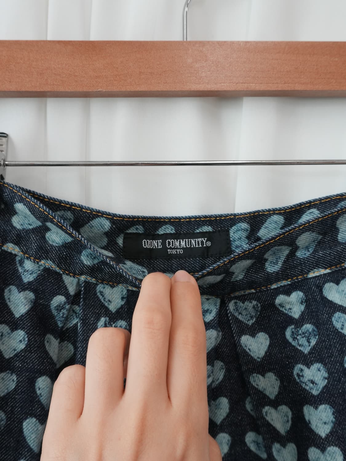 Ozone Community Heart Denim Skirt (25) 상품이미지2
