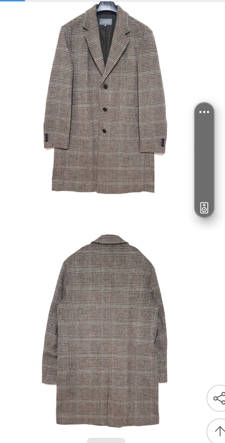 인디코드 울 혼방 코트 2개 105사이즈 상품이미지3