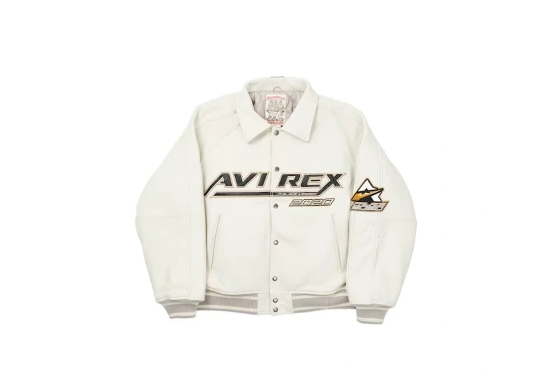 팔라스 아비렉스 노스네이크 가죽 자켓 화이트 XL 상품이미지1