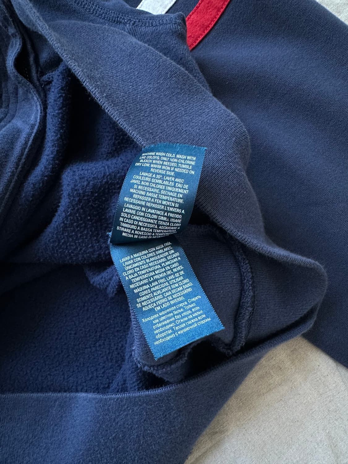 대장급 폴로 랄프로렌 빅 포니 로고 네이비 후드집업 상품이미지9