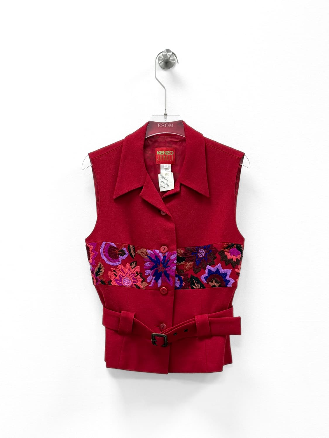 겐조 JUNGLE 플라워 자수 울 베스트 상품이미지1