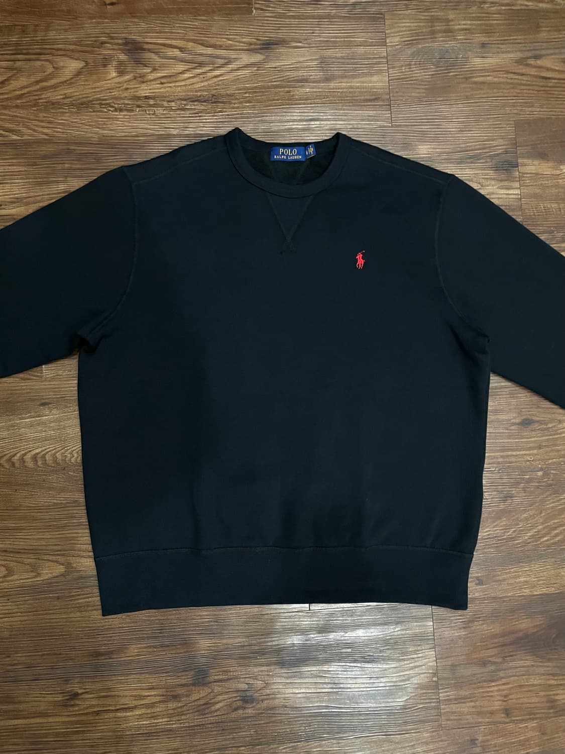 폴로 랄프로렌 스웻셔츠 맨투맨 블랙 상품이미지1