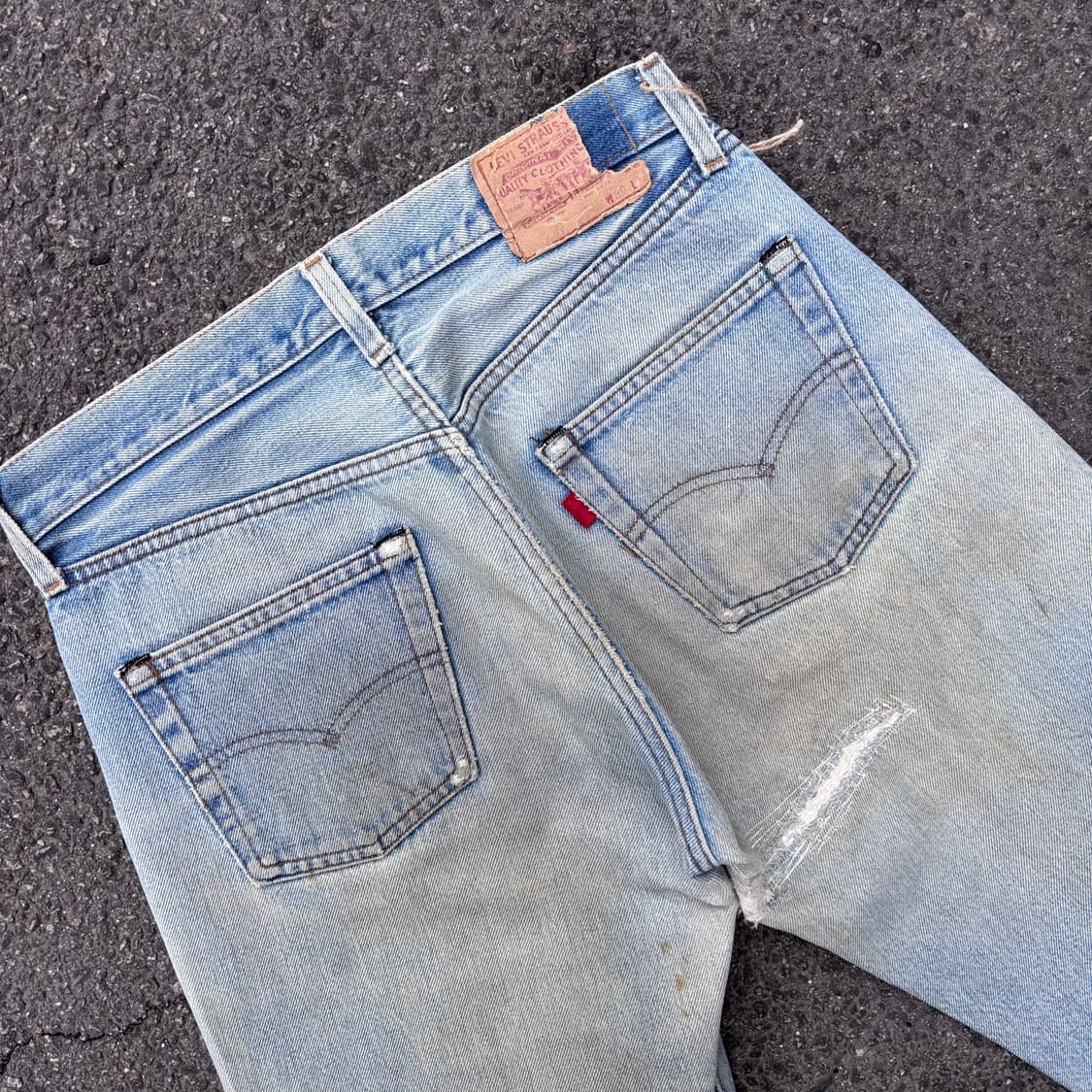 66후기 80년대 미국 리바이스 501 스몰e 셀비지 상품이미지9