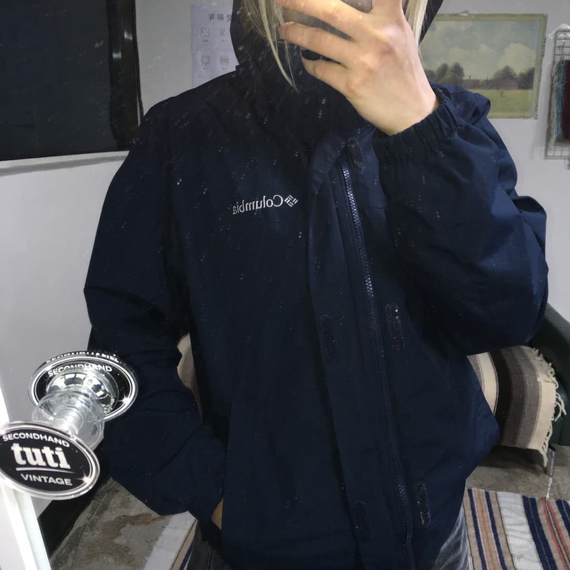 투티/0198 콜롬비아 고어텍스 바람막이 후드 상품이미지1