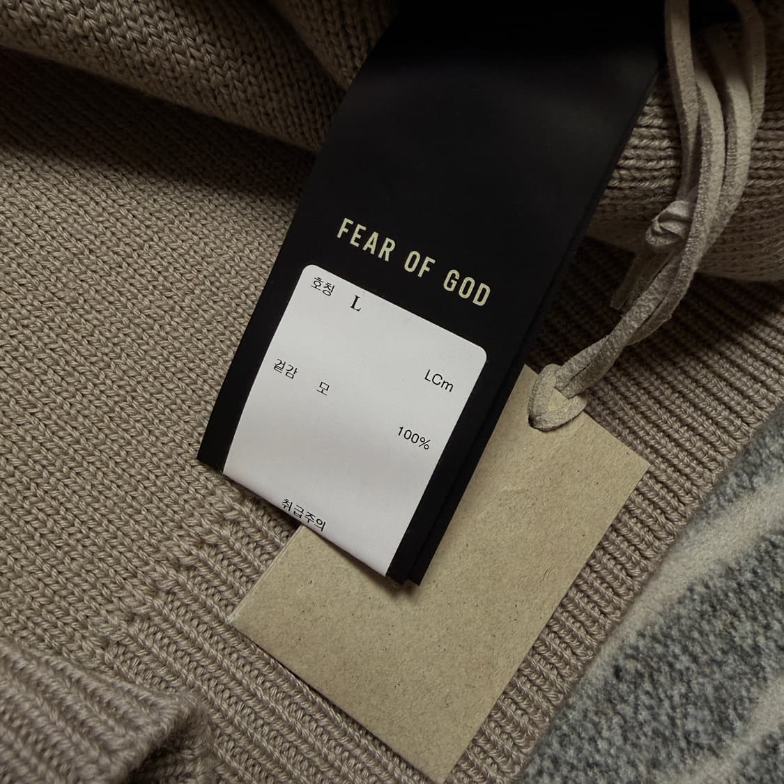 피어오브갓 이터널 버진 메리노 울 폴로셔츠 카라티 스웨터 새상품 상품이미지4
