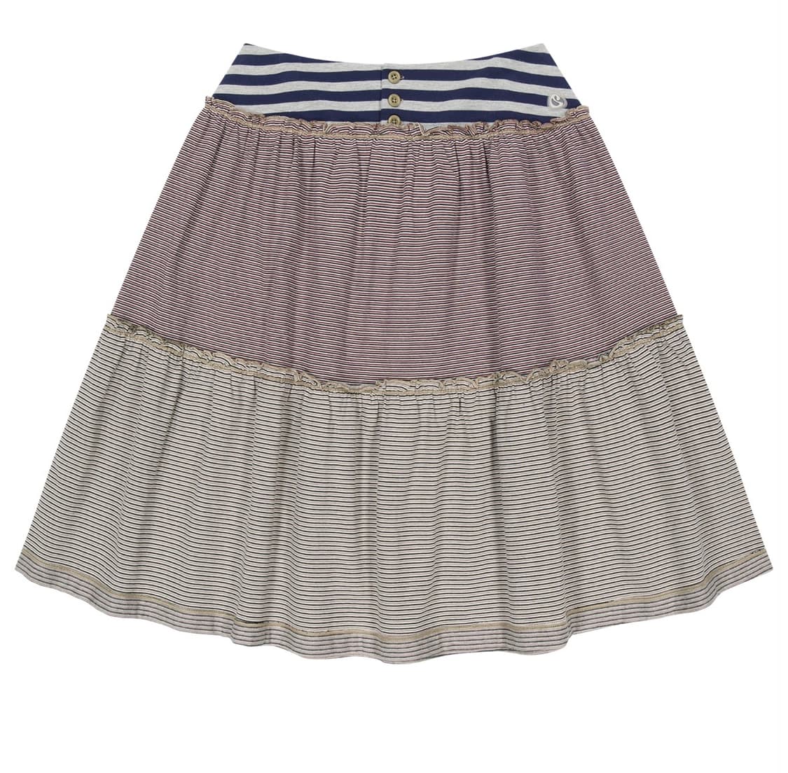 (구함)코이세이오 스트라이프 미디 스커트 베이지 1사이즈 상품이미지1