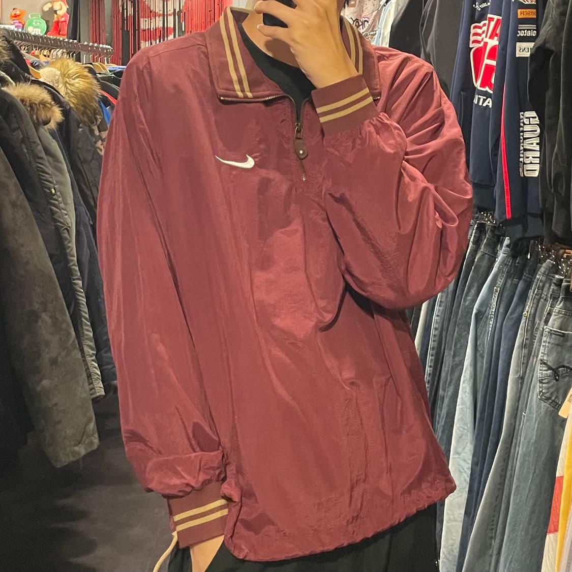 [IM] Nike 나이키 아노락 버건디 웜업 상품이미지4