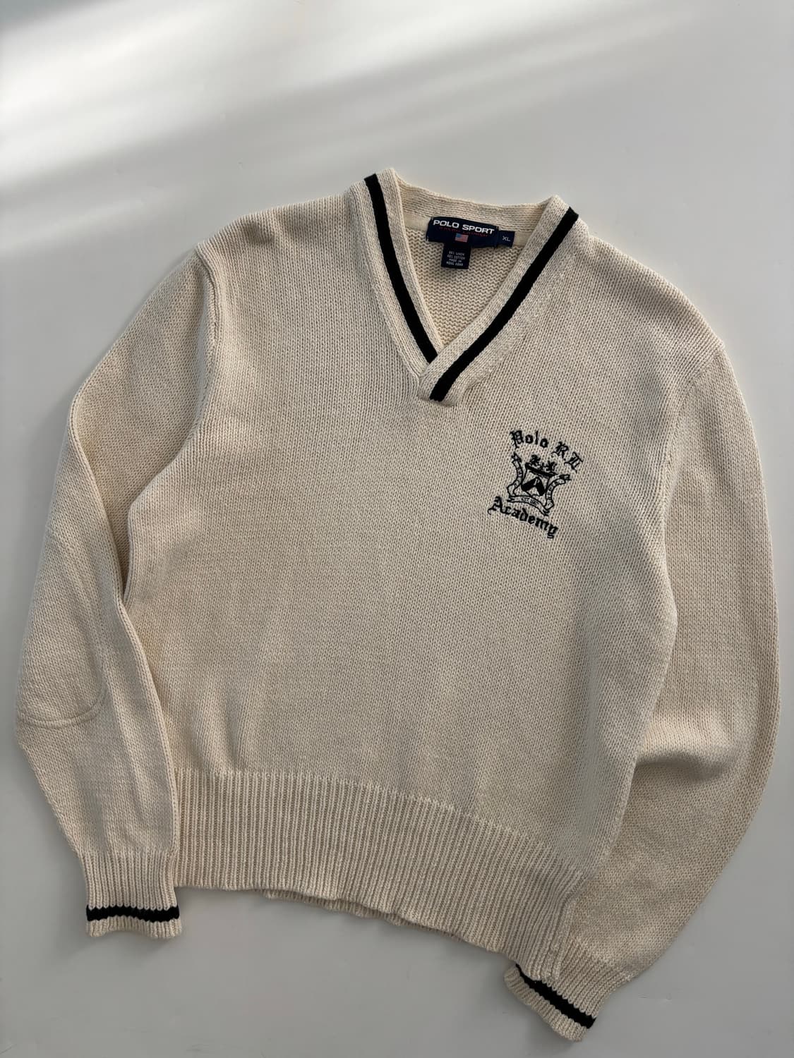 폴로스포츠 00‘s 엠브로이드 아이보리 크리켓 니트 상품이미지5