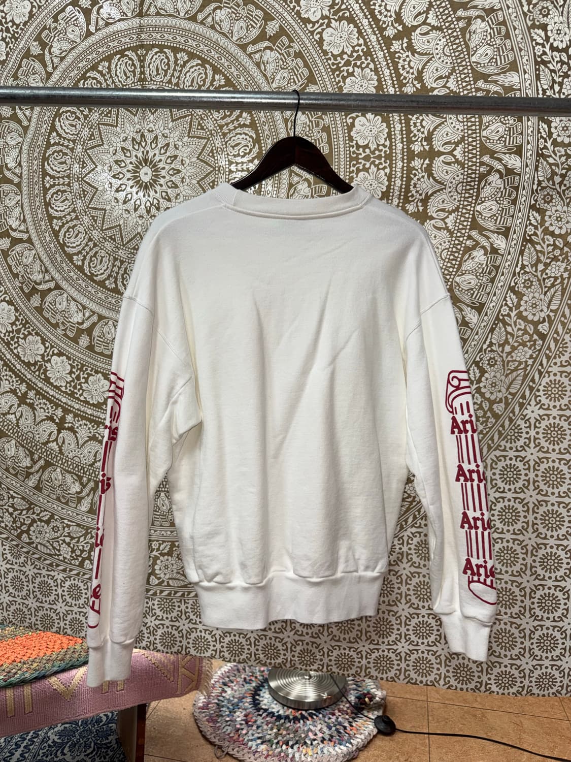 Aries 에리즈 소매 프린팅 맨투맨  상품이미지6