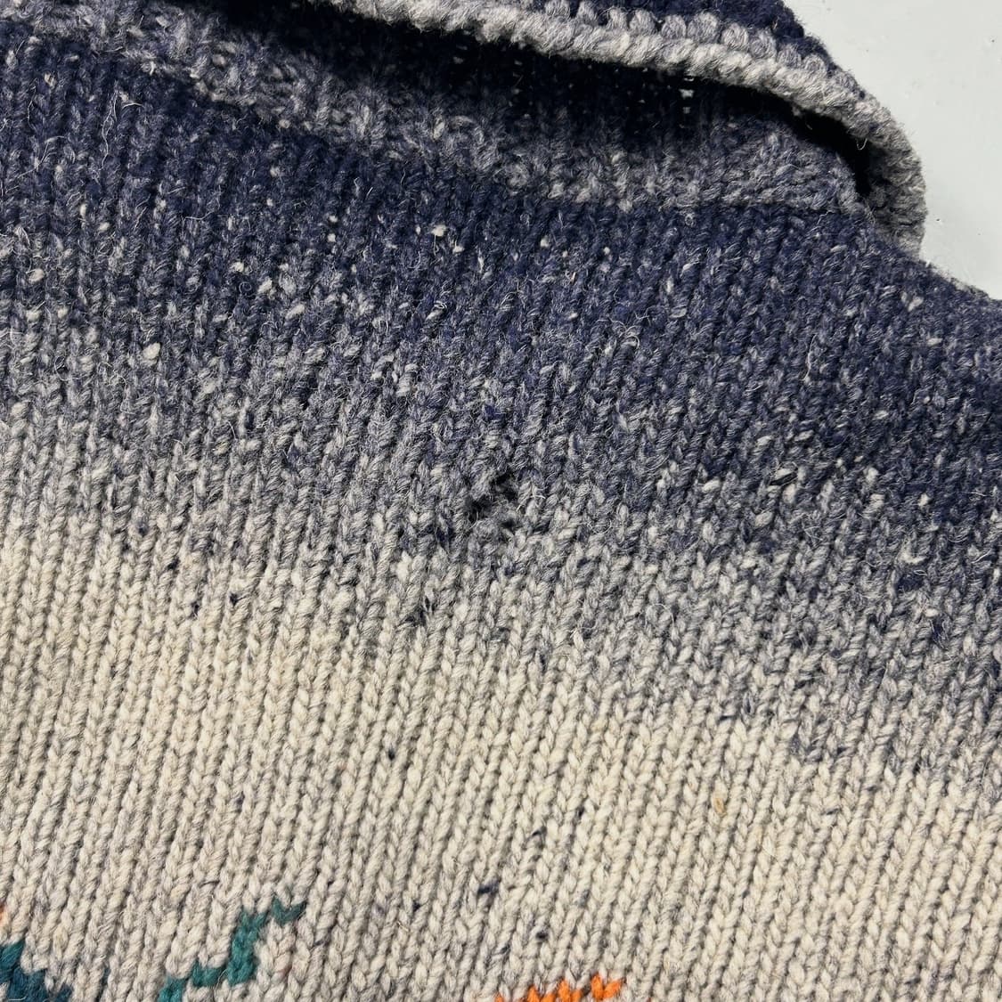 80s 에콰도르 핸드메이드 스웨터 집업  상품이미지6
