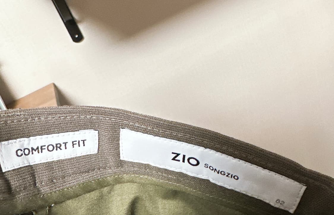 지오송지오 여름 슬랙스 카키 (82) 상품이미지2