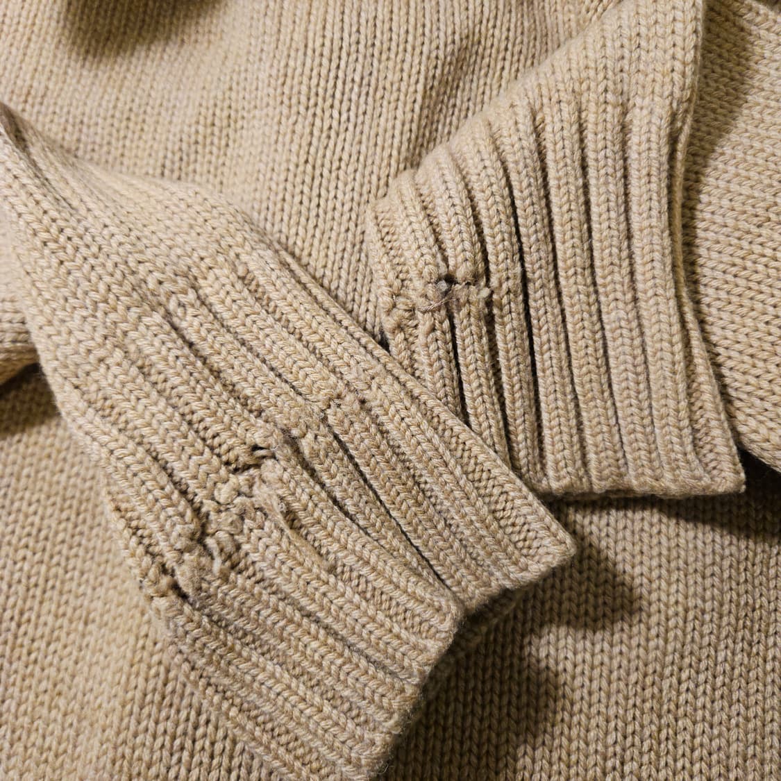 XL(105) 폴로 랄프로렌 숄더넥 니트 아우터 상품이미지8