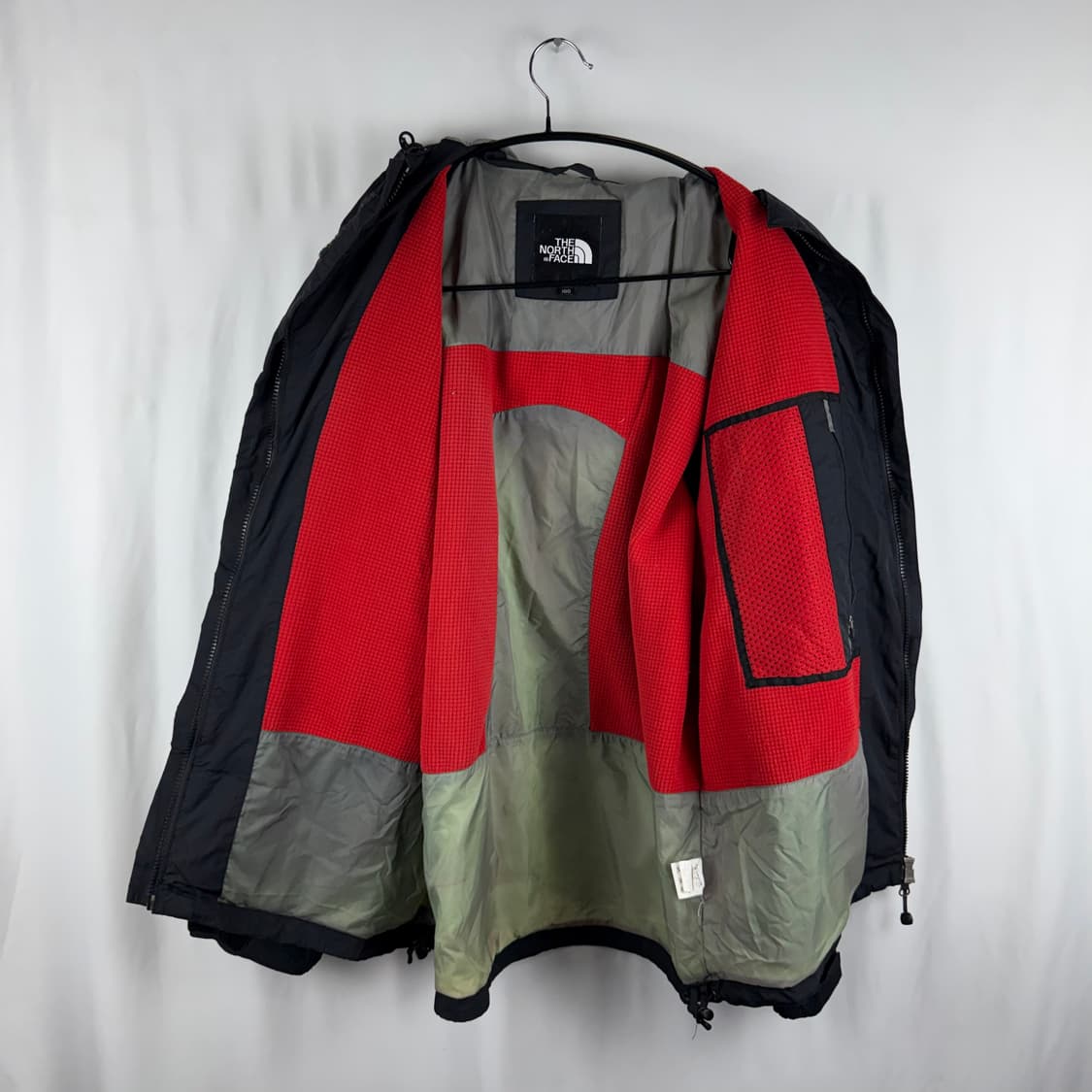 (무료배송)100) 노스페이스 투포켓 테크니컬 투웨이 바람막이 블랙 상품이미지6