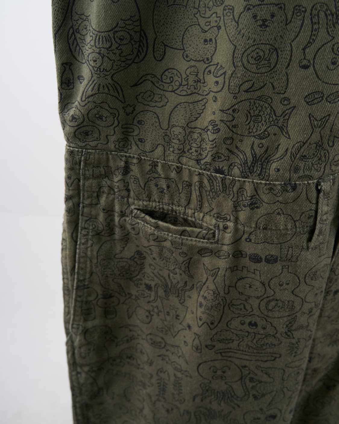 Ne-net 풀 패턴 포인트 포켓 원피스 상품이미지5