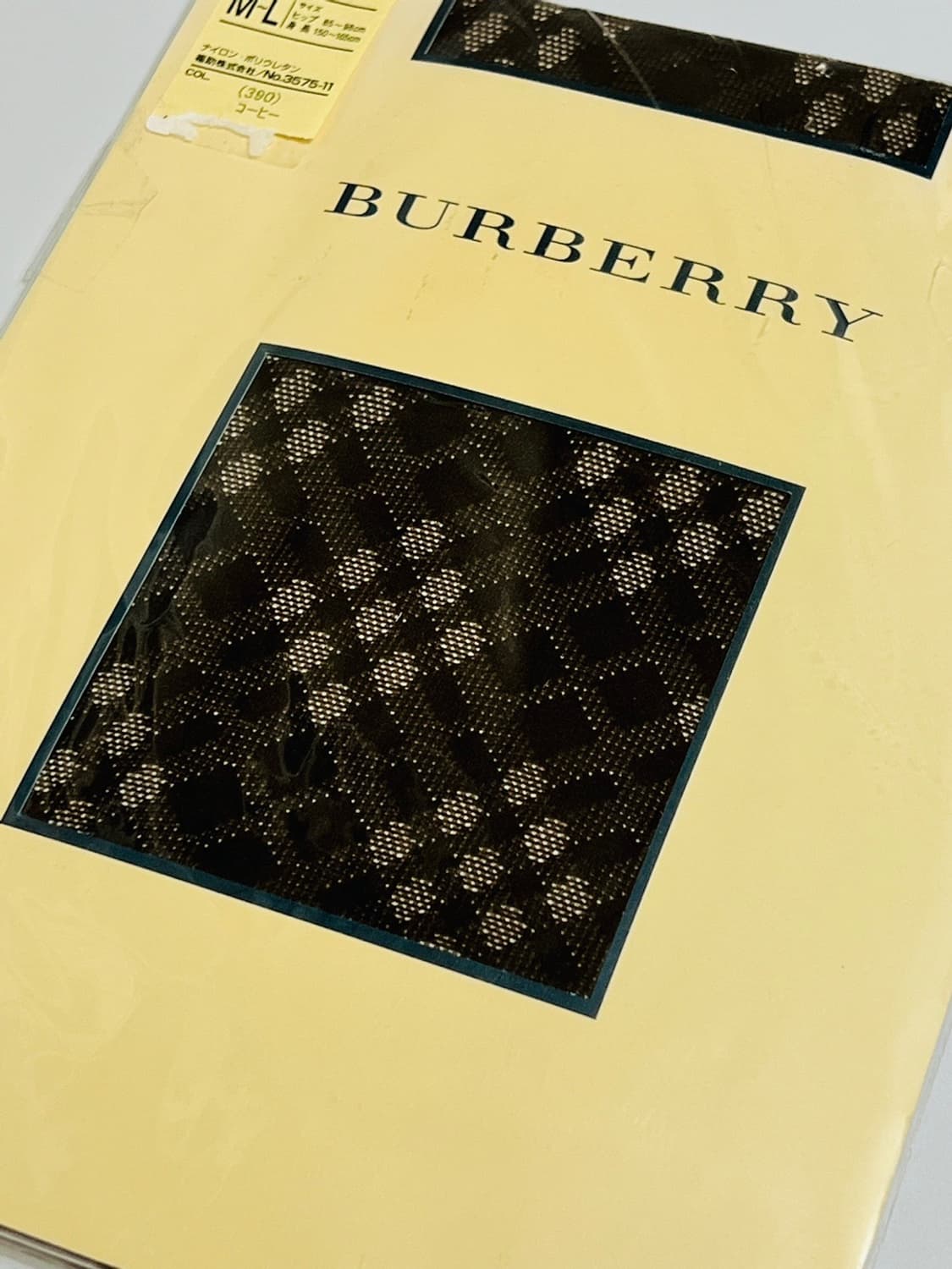 버버리 다크 브라운 체크 스타킹 상품이미지2