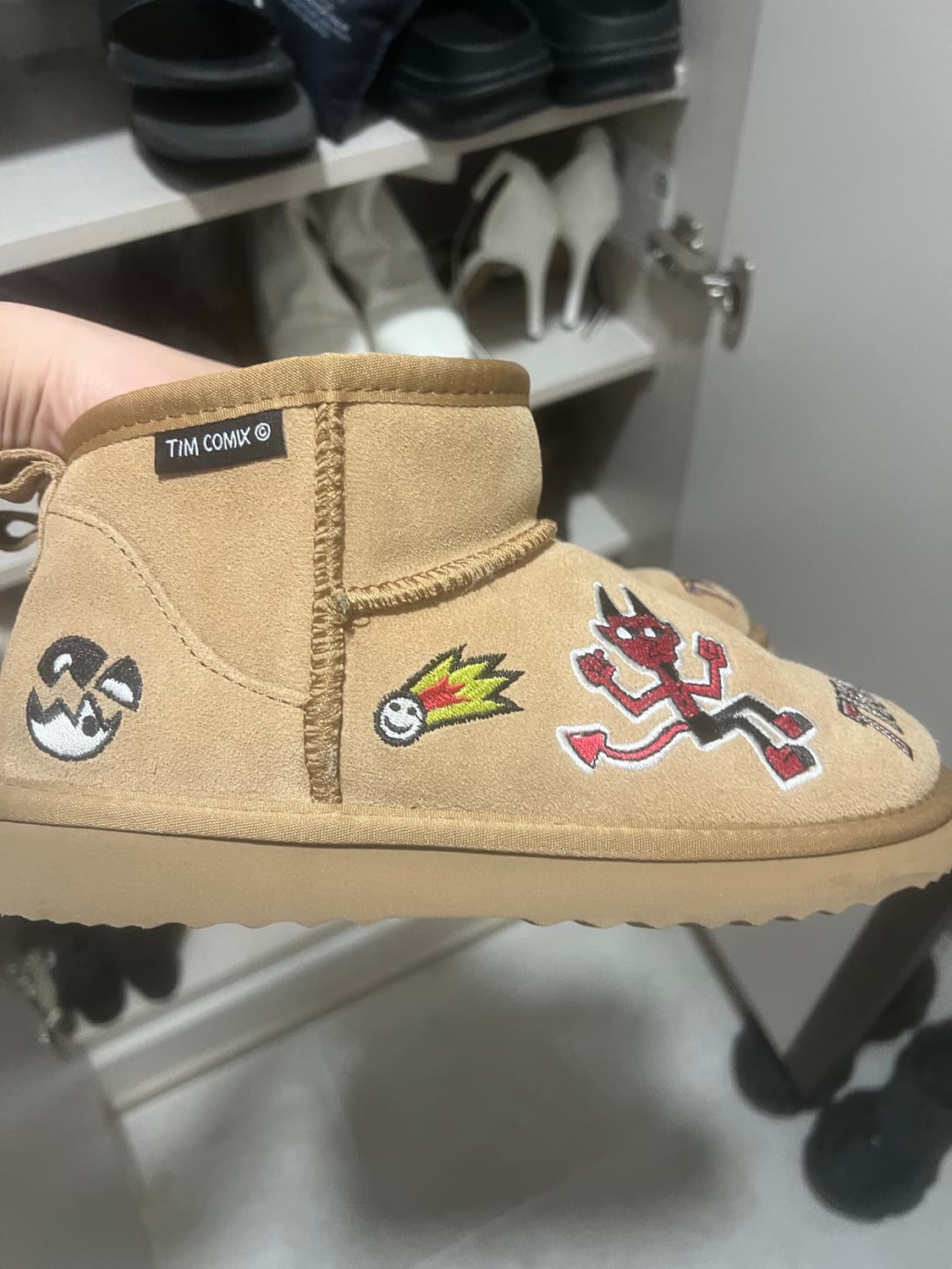 팀코믹스 코스믹 그래픽 어그부츠 카라멜 상품이미지7