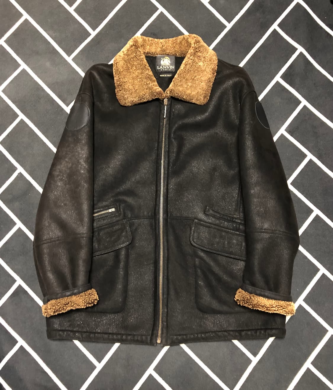 (명품횡제가)랑방 리얼양가죽 시어링무스탕/몽클레어 옴므 톰포드스톤 프라다 상품이미지8