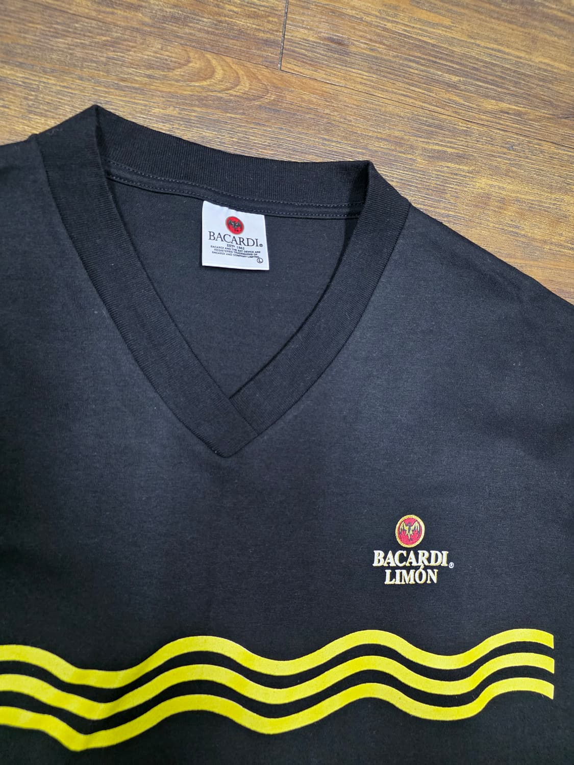 바카디 링거반팔티 미사용품 상품이미지3