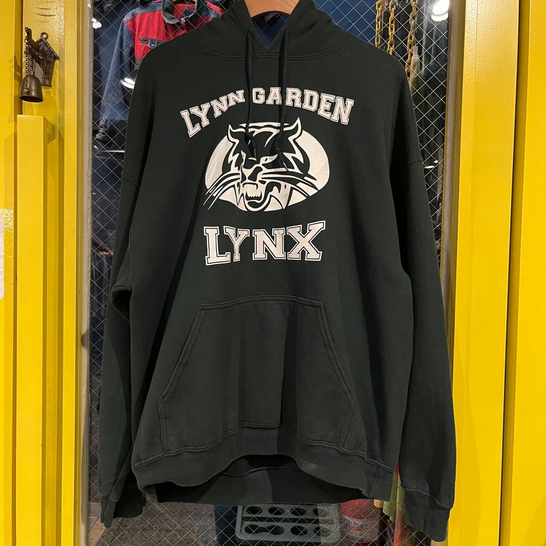 GILDAN Lynx로고 그린 후드티 상품이미지6