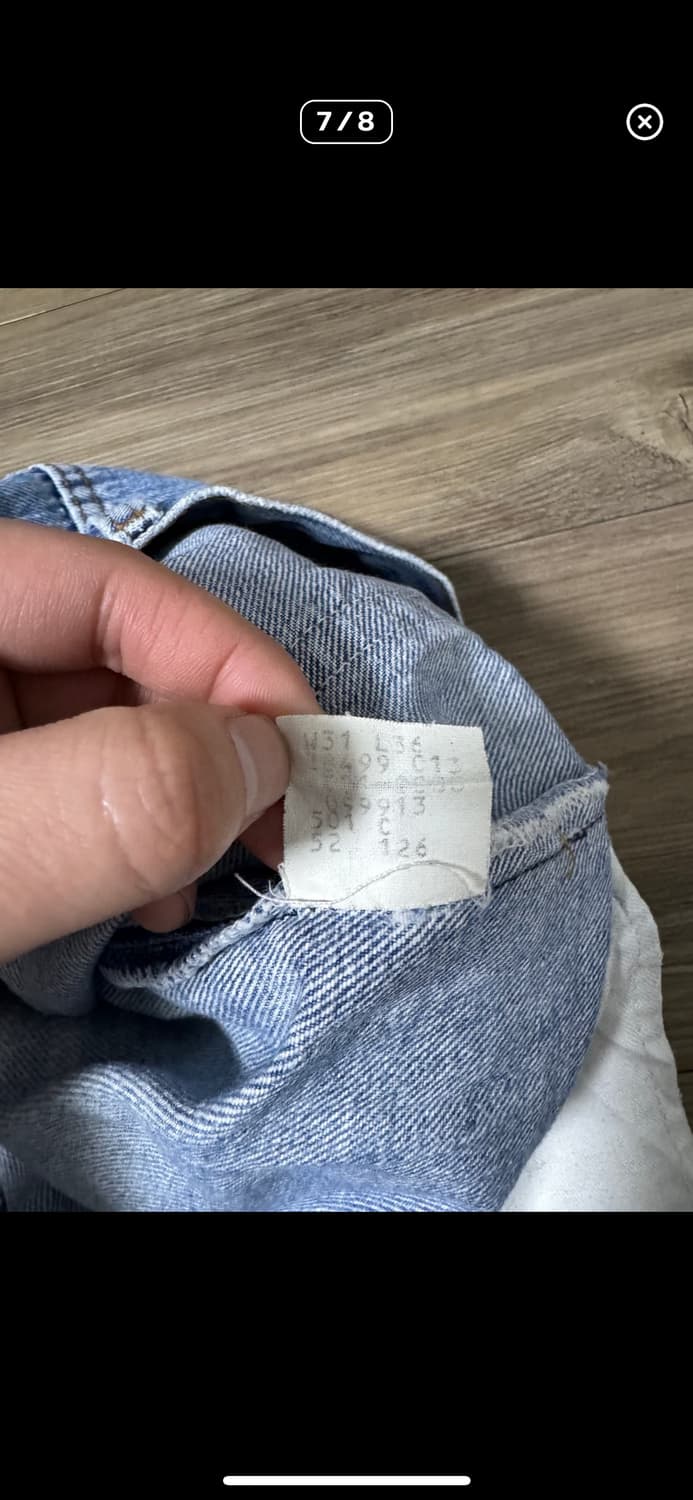 80s usa 리바이스 501데님팬츠 상품이미지7