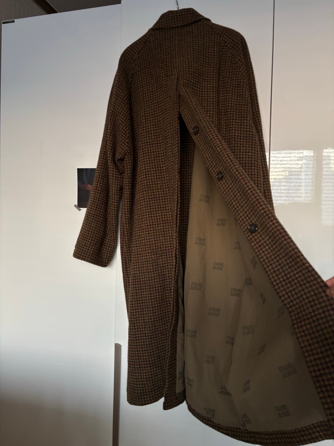 스탠드얼론 FW18 체크 오버 발마칸 코트 상품이미지4