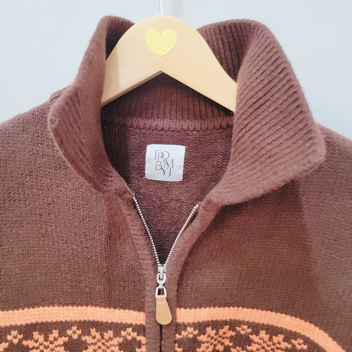 100~) FRBMYJ 니트 집업 상품이미지4