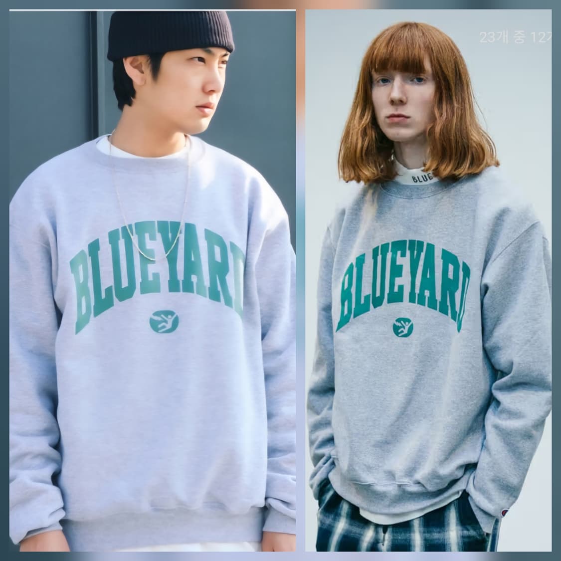 CHAMPION 챔피온 X 블루야드 스펠아웃 맨투맨, 스웻셔츠 XL 상품이미지8