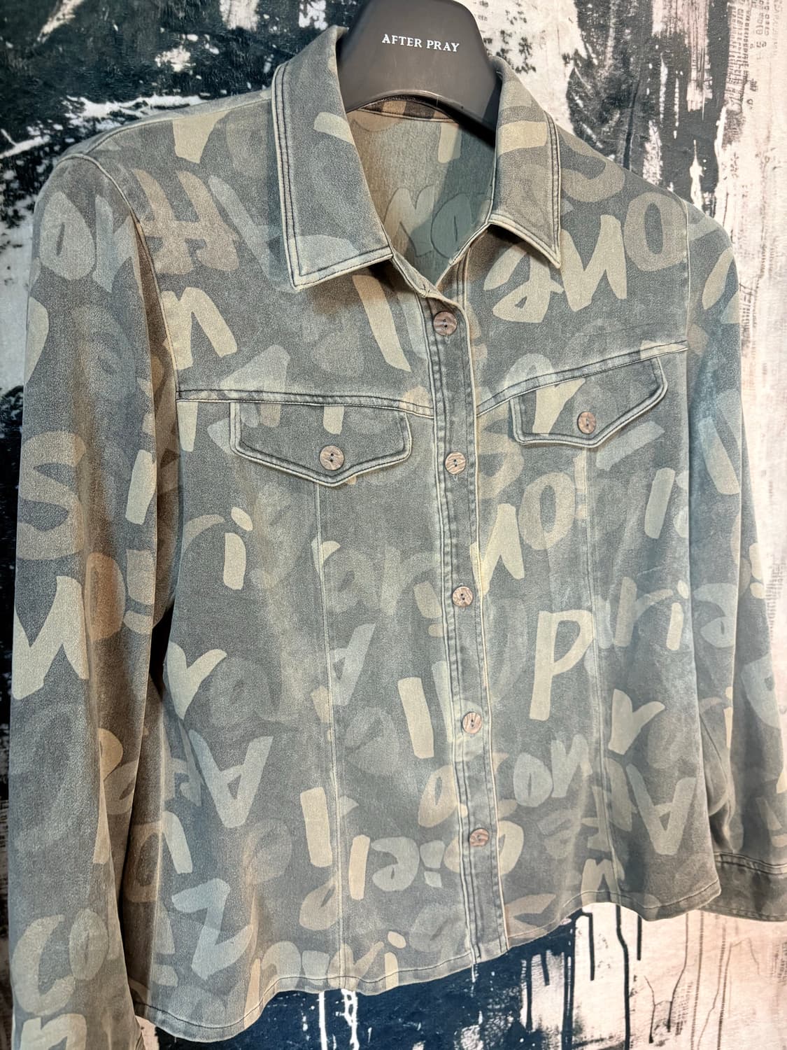 Vintage peach skin jacket  상품이미지2